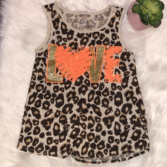 Justice animal print sport Tank. - Picture 2 of 7